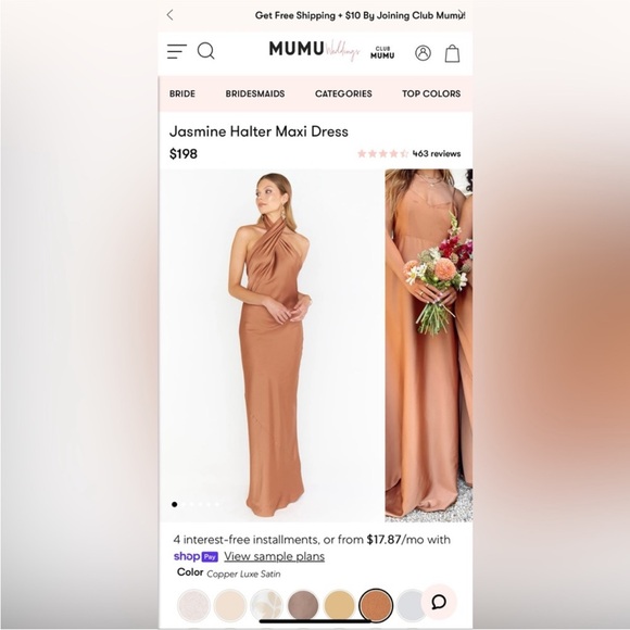 Jamie Halter Maxi Dress - Show Me Your MuMu - Picture 2 of 8